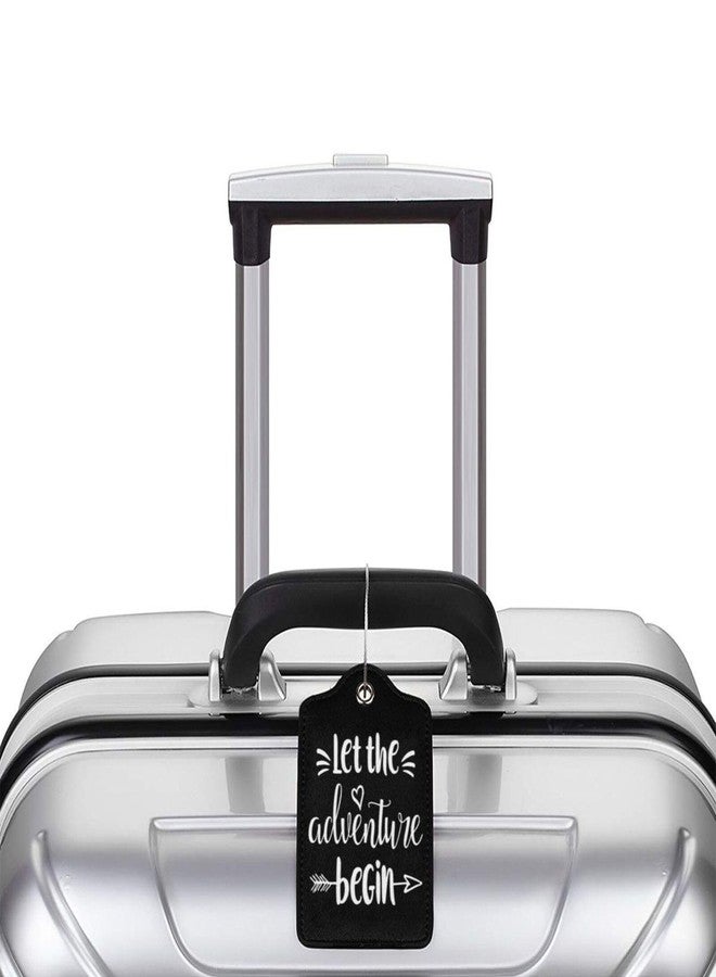 Vridoyt 2 Pcs Let The Adventure Begin Luggage Tag for Suitcases, Adventure Awaits Party Decorations, Cruise Ship Essential Travel Gift for Couples Bride Groom Men Women, Funny Christmas Birthday Gifts - Image 5